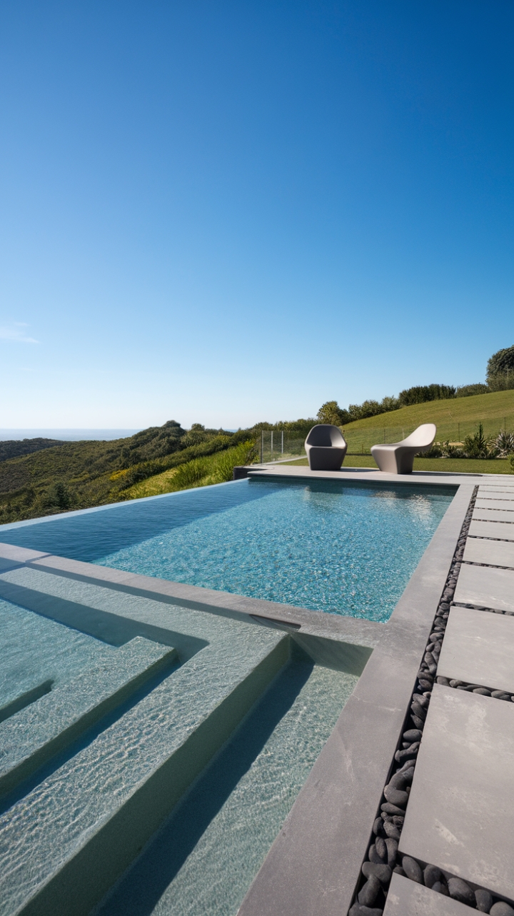 Imagine yourself lounging poolside, the gentle caress of the breeze on your skin, the panoramic vista unfolding before you. This contemporary masterpiece, with its submerged design and impeccable style, redefines outdoor luxury. A sanctuary of calm, crafted for the discerning homeowner.