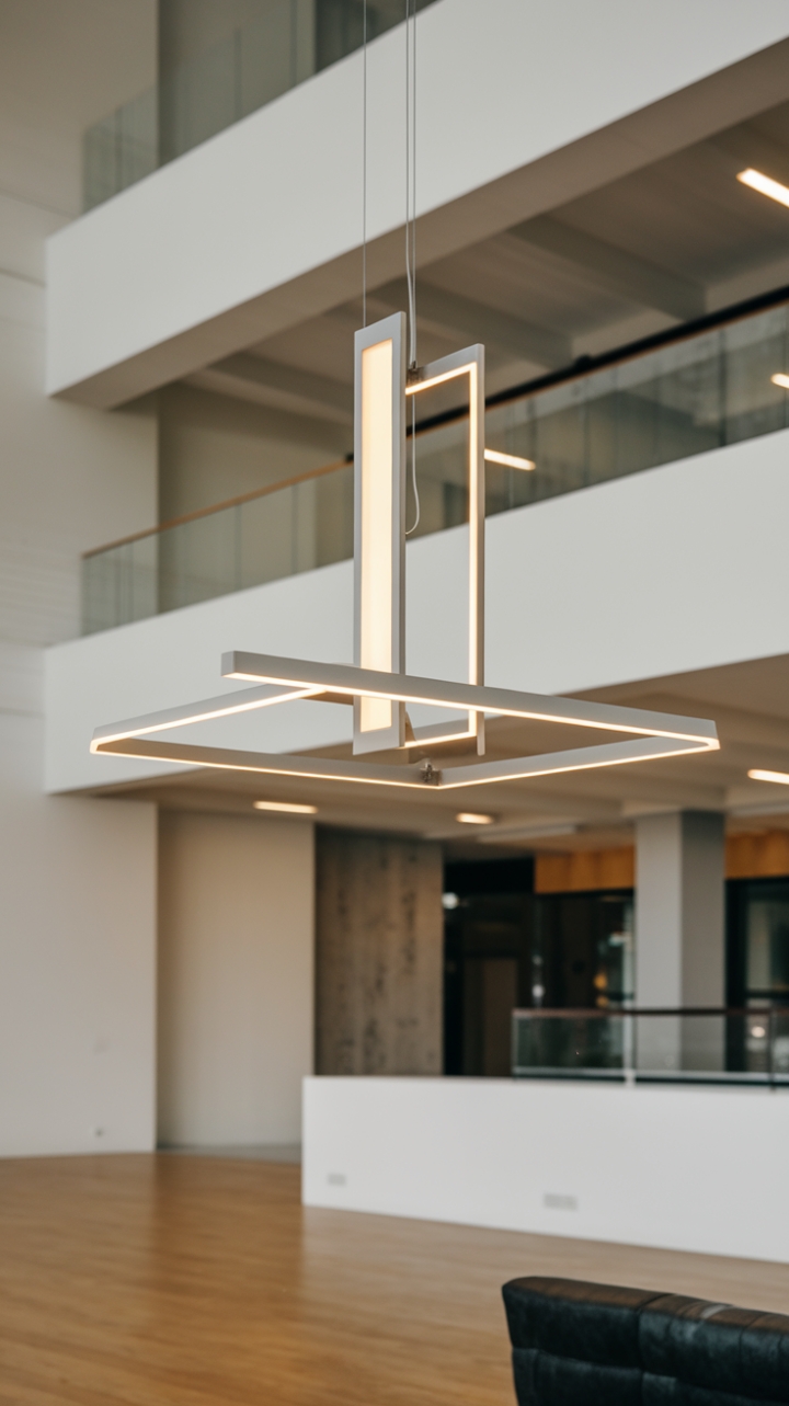 A statement in streamlined style, this contemporary pendant light is the perfect fusion of form and function. Its sleek, white finish adds a touch of sophisticated brightness to the airy room, creating a sophisticated ambiance that's both calming and inspiring.
