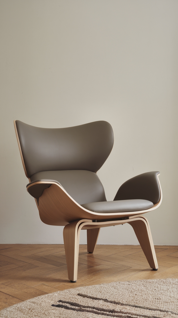 Sink into serenity. Clean lines and organic curves define this stunning lounge chair, a modern masterpiece designed for both style and comfort. Its low profile and ergonomic design create an oasis of calm against the backdrop of a minimalist interior, a testament to the power of less.
